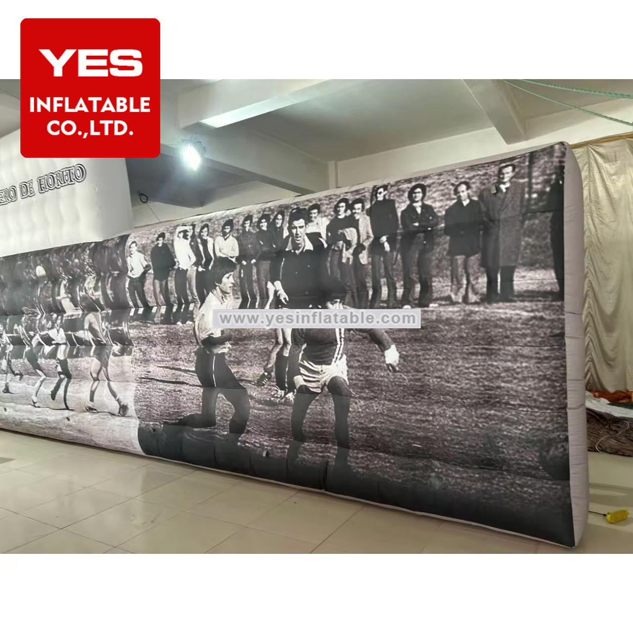 Custom Inflatable Advertising Board Printing Effect Sports Team Inflatable Photo Wall