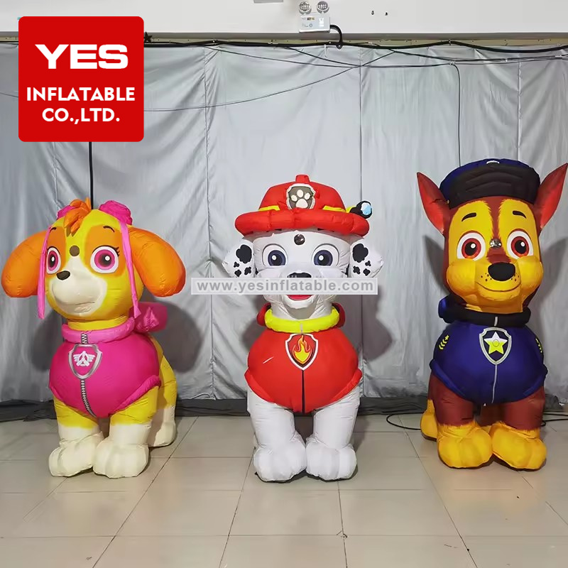 Outdoor Advertising Inflatable Animal Cartoon Customized Inflatable Dog For Promotion   Events