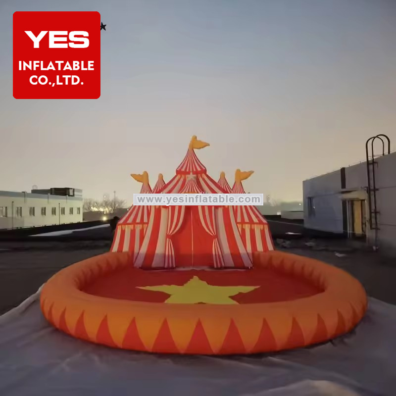 Circus Act Inflatable Stage Carnival performance inflatable ring circus