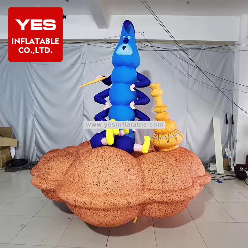 Customizing Inflatable Cartoon Characters Inflatable Caterpillar For Outdoor Decoration