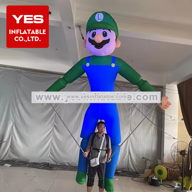 China Inflatable Walking Costume Inflatable Game Charater Costume With Led Light