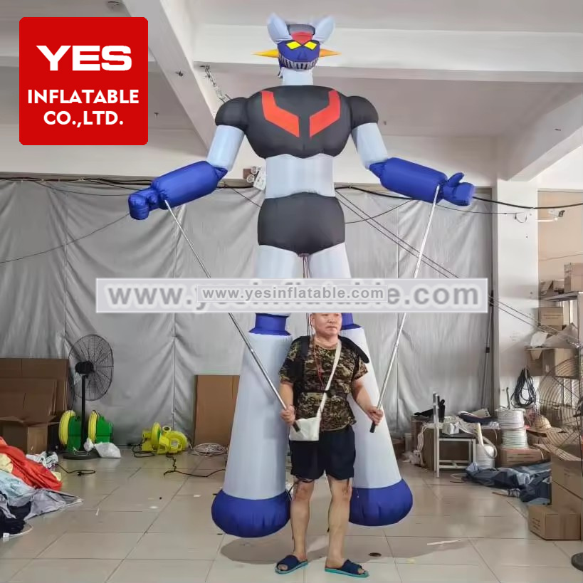 Giant Parade Inflatable Robot Puppet Inflatable Cartoon Character Costume