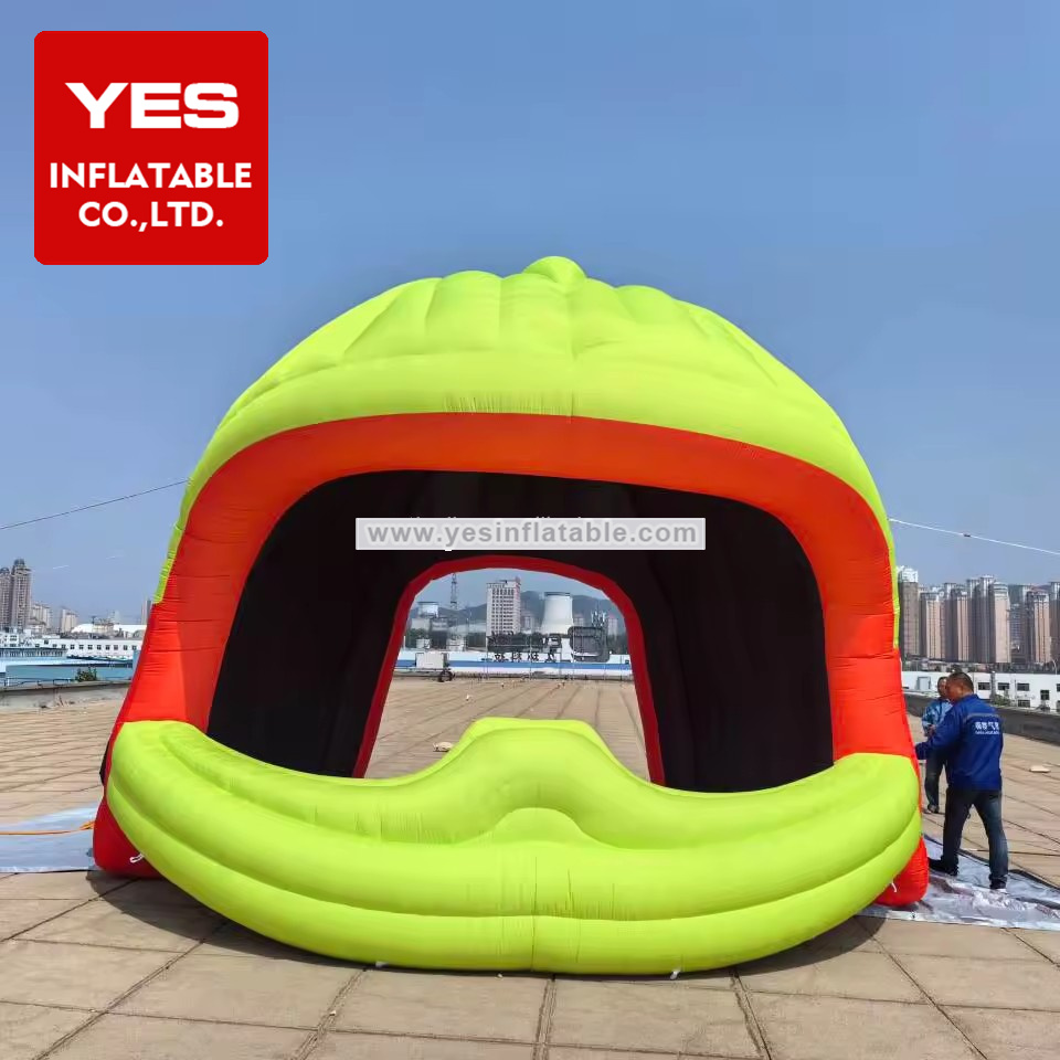 Outdoor Event Giant Inflatable Dj Booth Inflatable Baseball Helmet