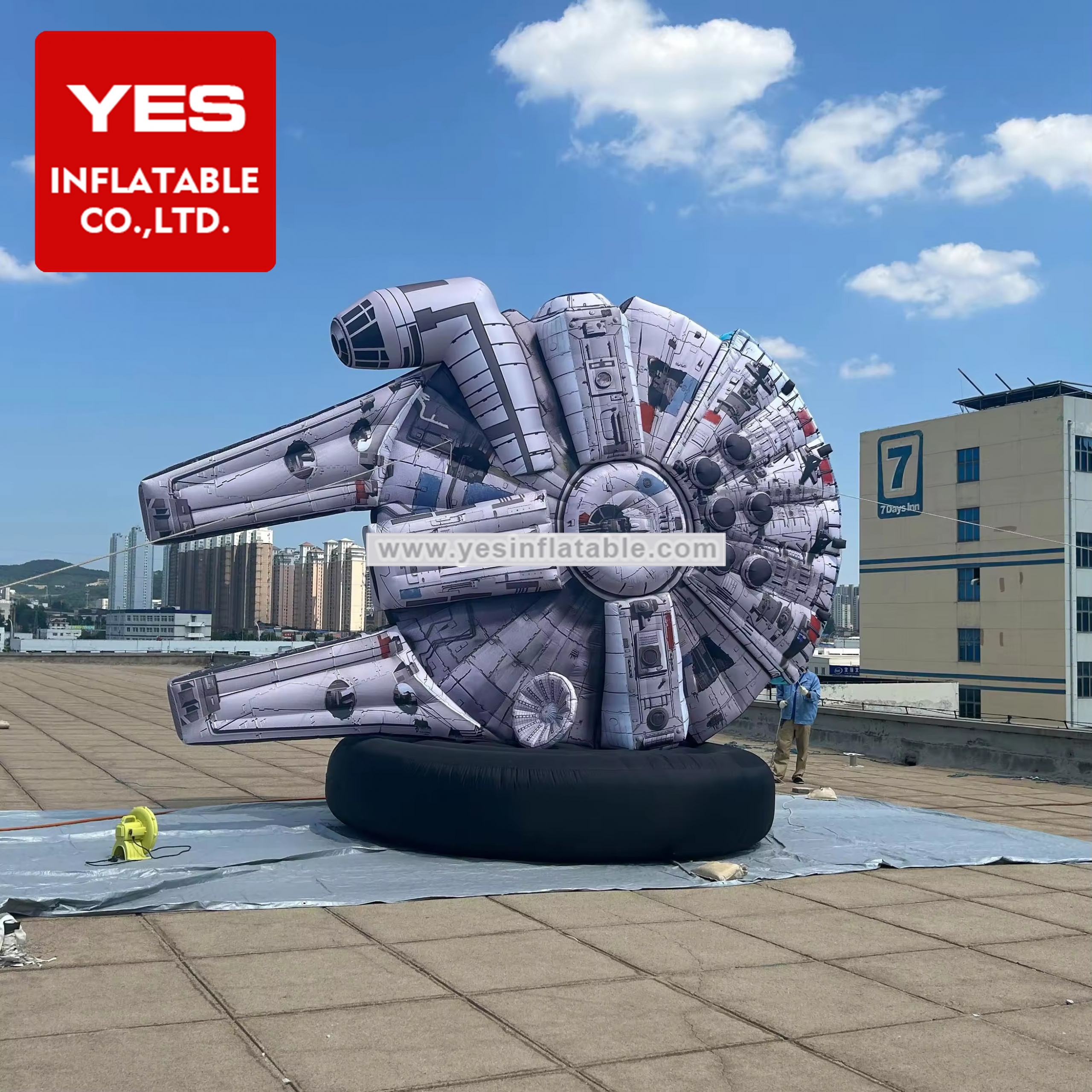 Advertising Decoration Inflatable Millennium Falcon Inflatable Ufo Model