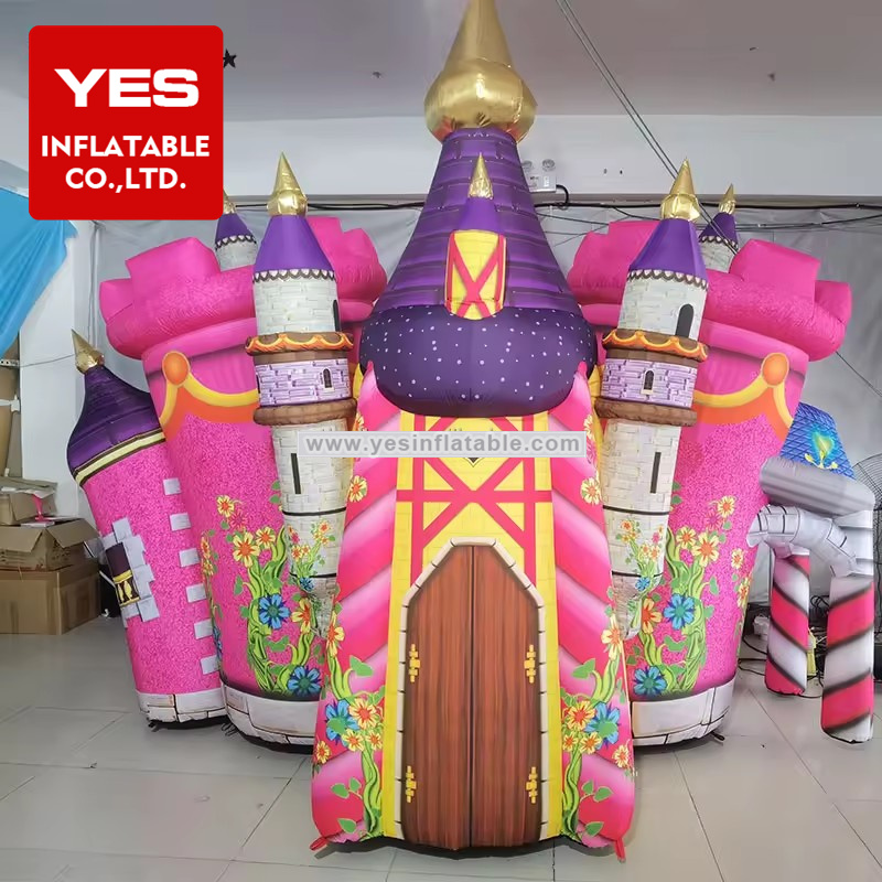 Amusement Park Party Decoration Inflatable Castle For Activities