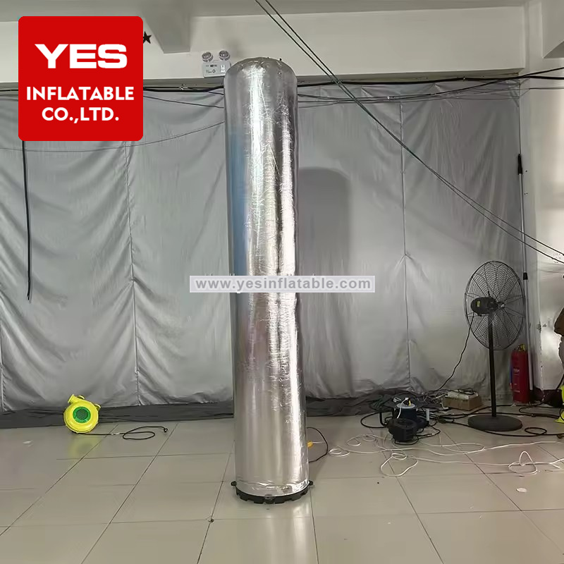 Silver Inflatable Pillar Inflatable Column Inflatable Tube