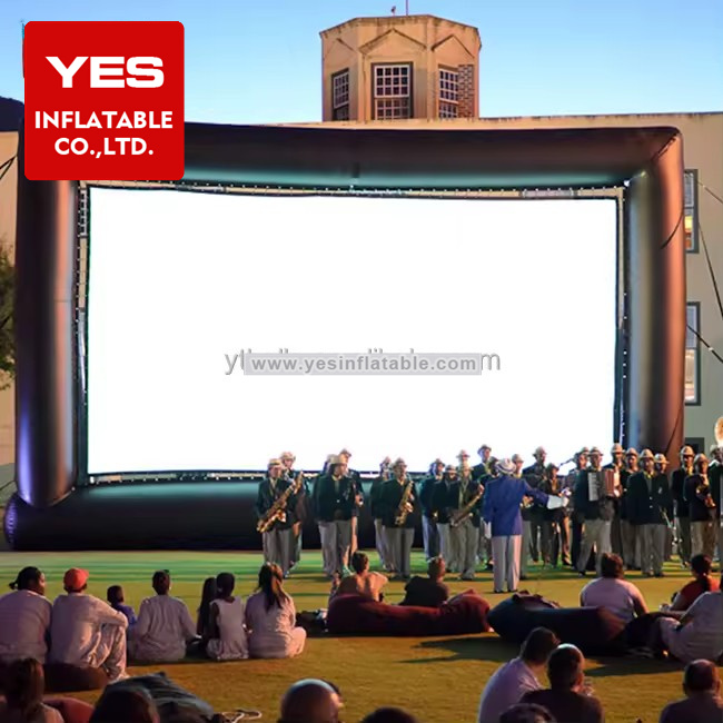 Giant event and party Inflatable movie screen inflatable canvas beamer