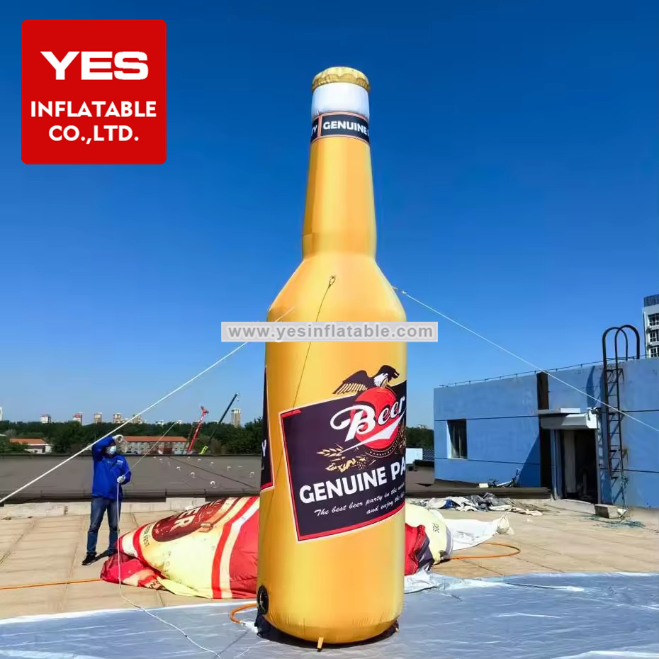 Customized Inflatable Bottle Inflatable Beer Bottle For Outdoor Display