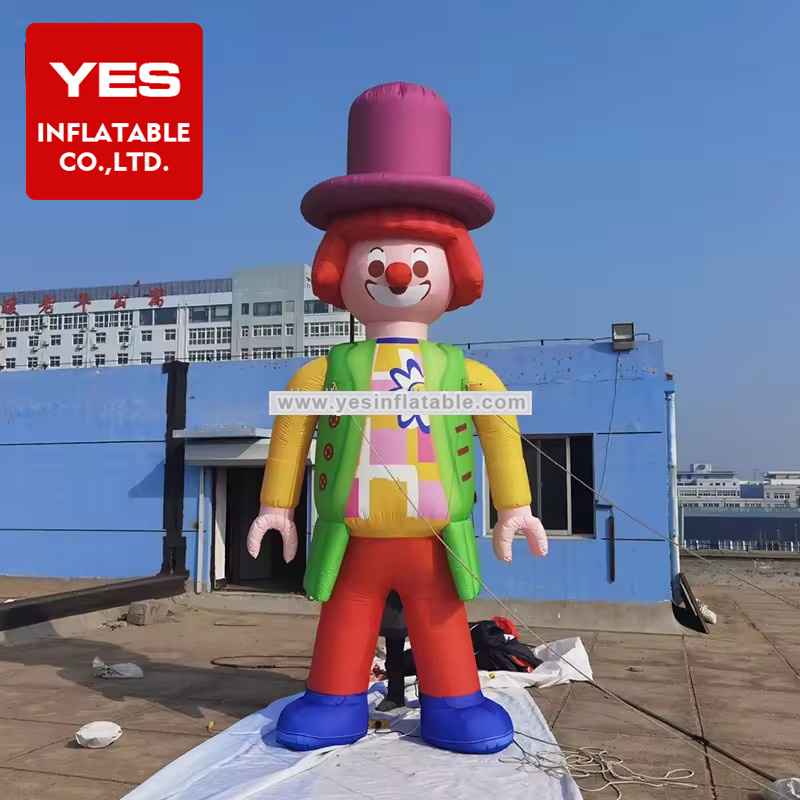 Customized Inflatable Cartoon Charater Inflatable Clown For Circus