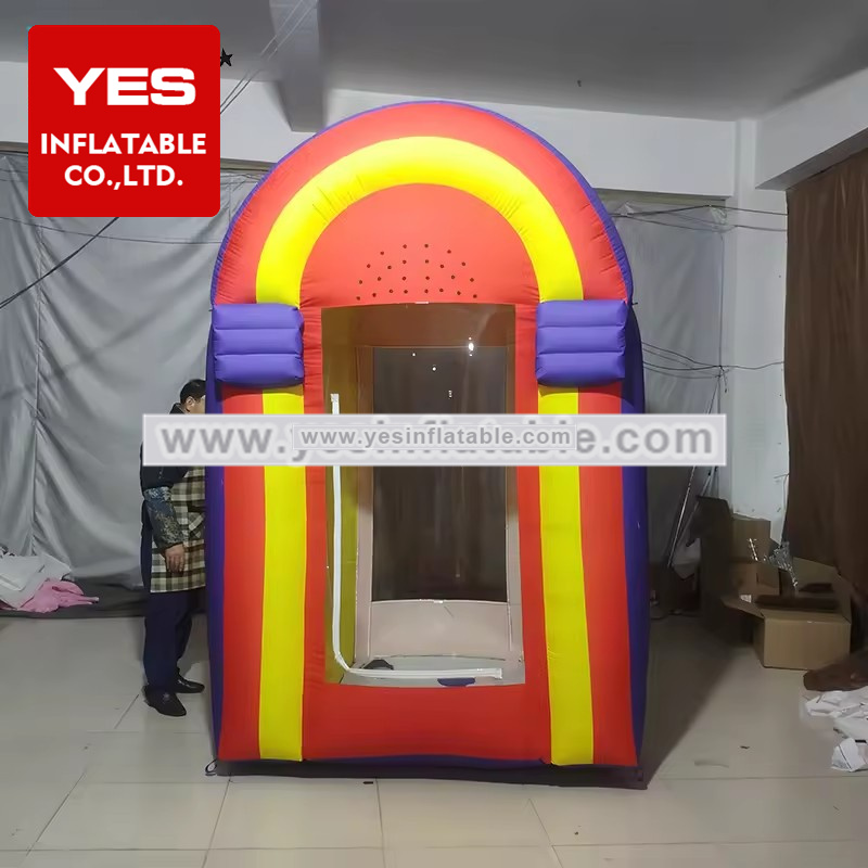 Portable Cash Grab Booth Inflatable Money Machine For People Playing Money Grabbing Inside