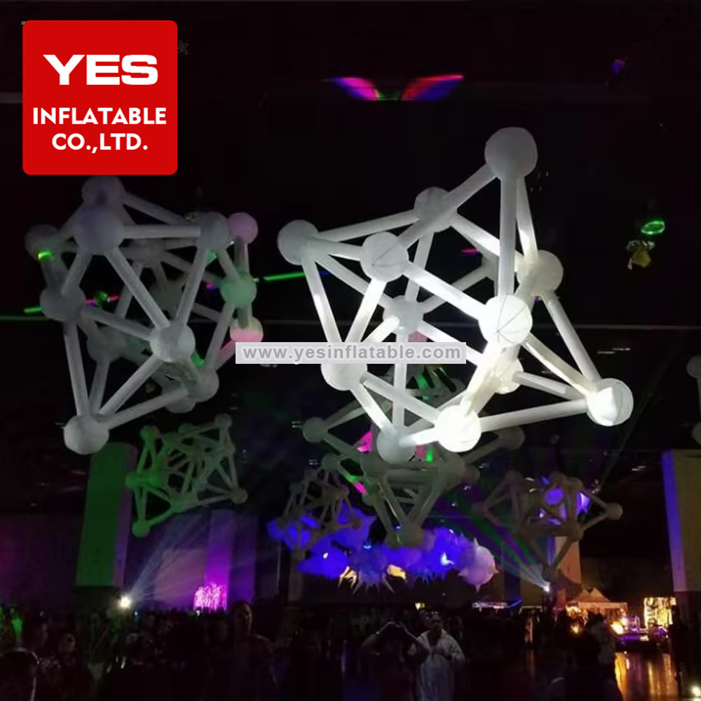 stage large lighting ceiling hanging inflatable concert balloon