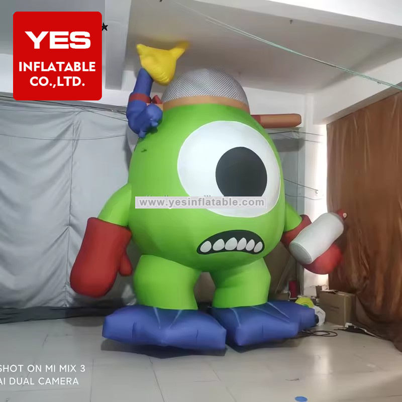 Customized Shape Size Inflatable Cartoon Model Inflatable Big-Eyed Monster