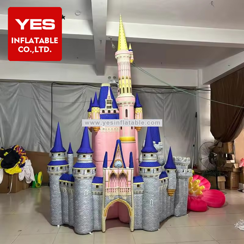 Custom Advertising Inflatable Product Blow Up Cartoon Castle Inflatable Cartoon Castle   For Sale