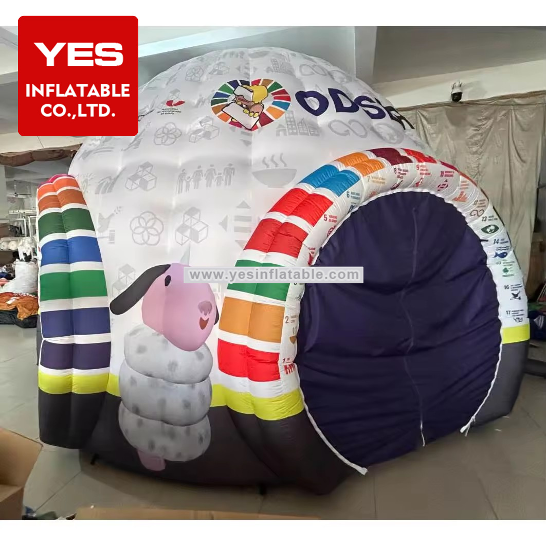 China Custom Inflatable Dome Tent Inflatable Virtual Experience Museum