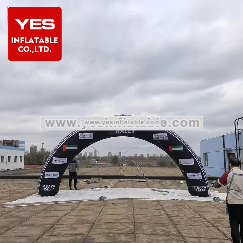 inflatable race entrance arcway finish line inflatable half arch