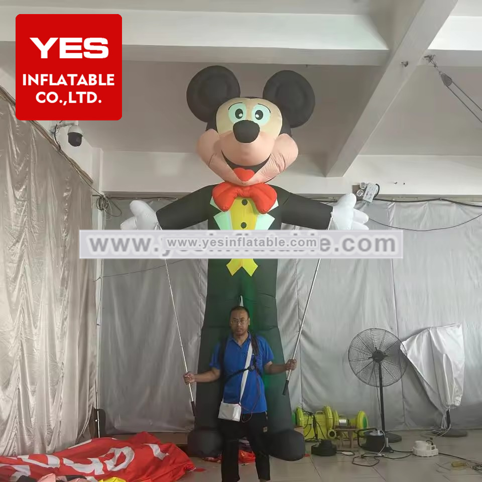 Amusement Park Inflatable Cartoon Mouse Costume Inflatable Performance Costume