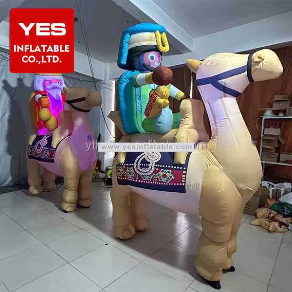 Customized Inflatable Walking Cartoon Advertising Inflatable Equestrian Prince Costume