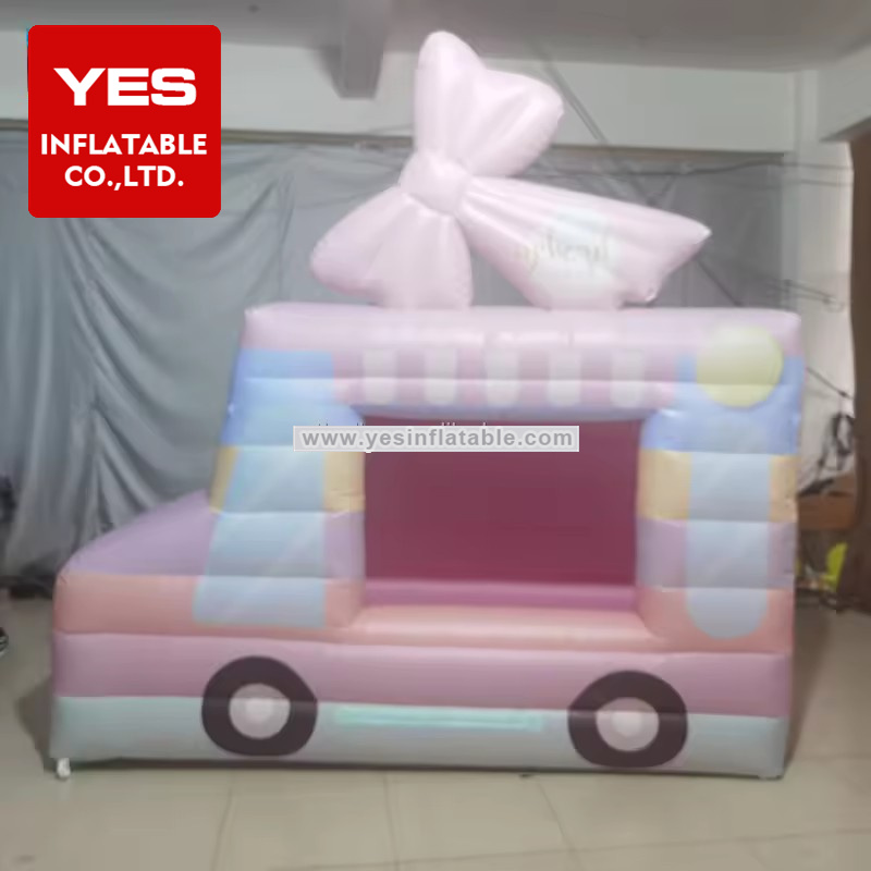 custom blow up food concession booth inflatable icecream truck