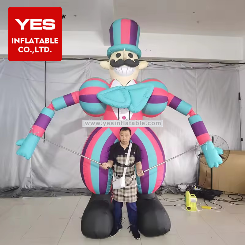 Customized Inflatable Cartoon Puppet Costumes Carnival Inflatable Clown Costume