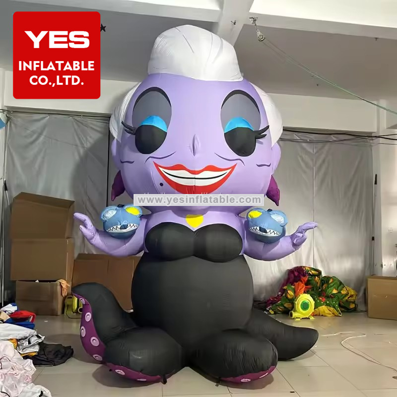 Inflatable Little Mermaid Figure Animated Ursula