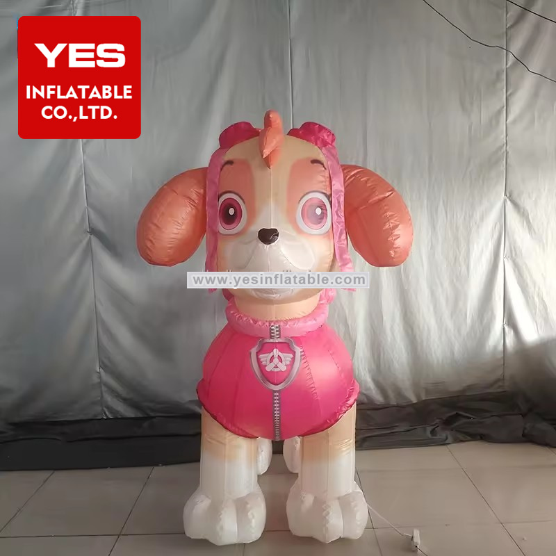 Giant Inflatable Cartoon Animal Model Inflatable Dog Model With Air Blower