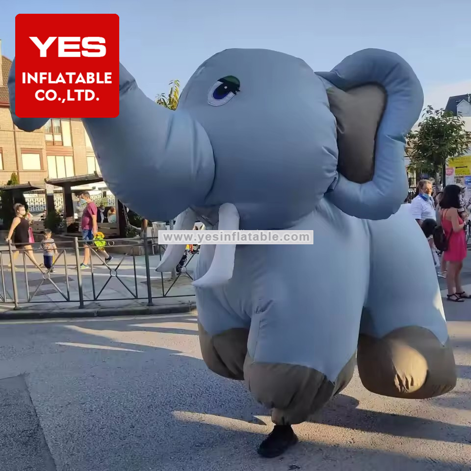 Best Inflatable Walking Cartoon Inflatable Elephant Costume For Street Parade