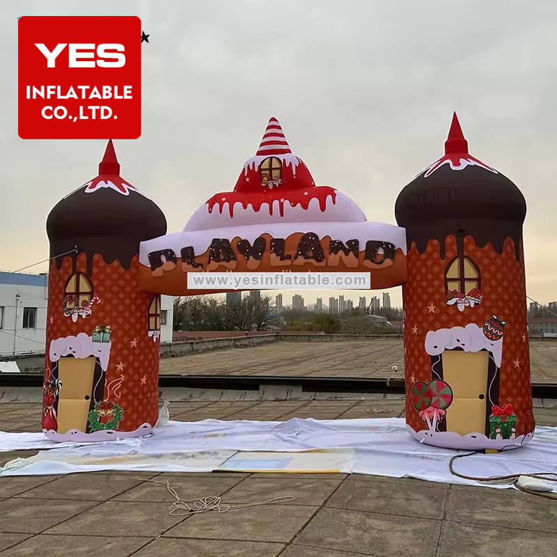 Outdoor Inflatable Advertising Arch Inflatable Christmas Arch For Christmas Decoration