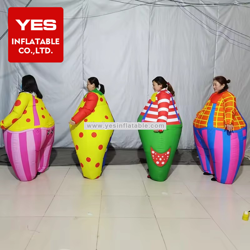 Whosale Difference Colors Moving Walking Adult Inflatable Fat Costume