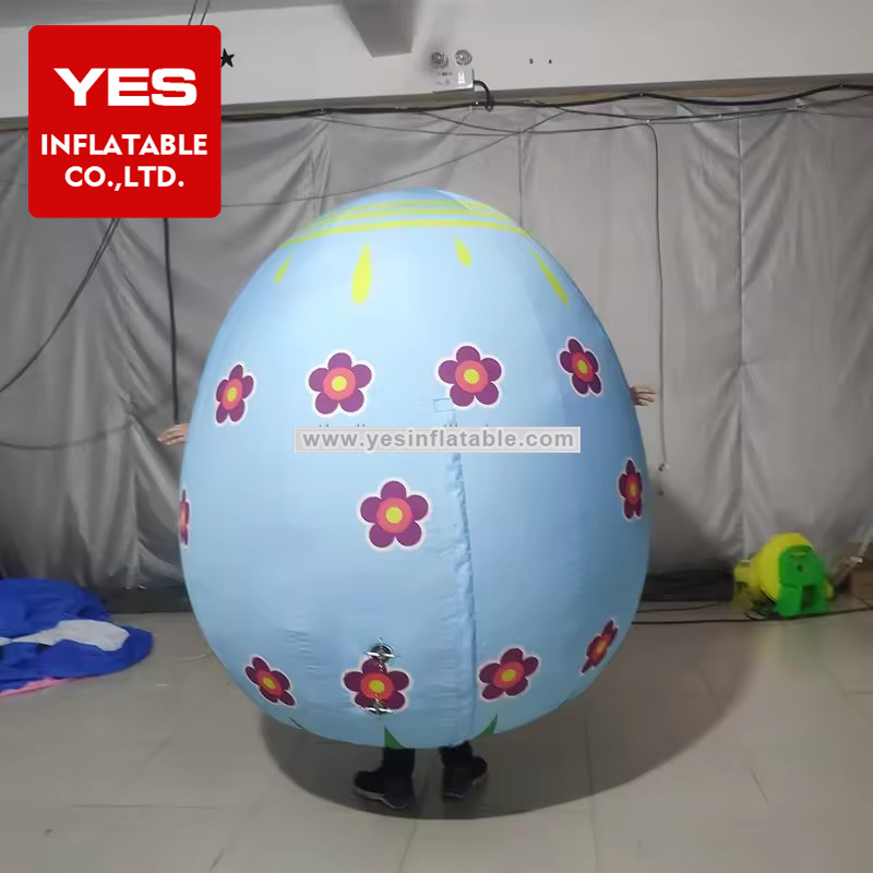 Customized Giant Inflatable Easter Egg Costume Model For Holiday Decoration