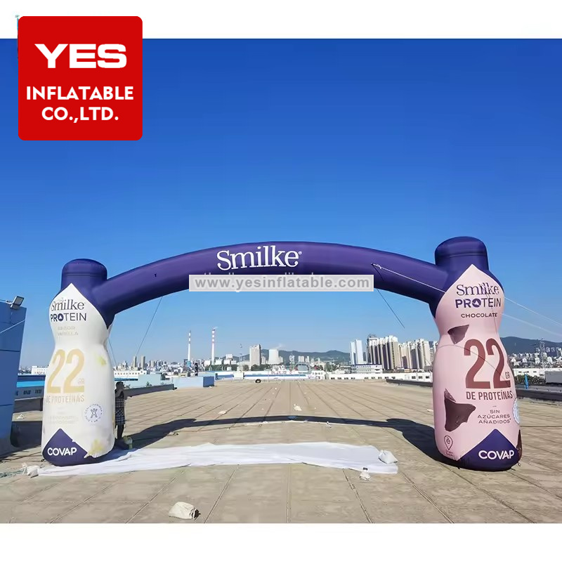 beverage company logo printing inflatable archway inflatable grand opening gate