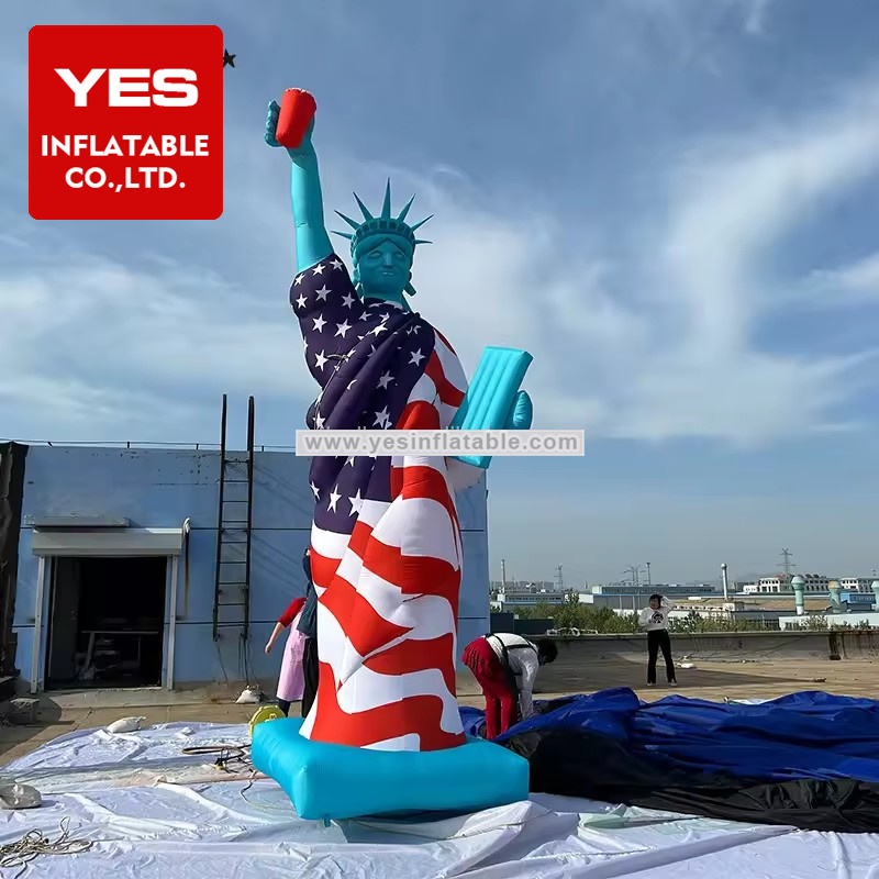 Promotional customized factory OEM inflatable event goddess Inflatable the statue of freedom