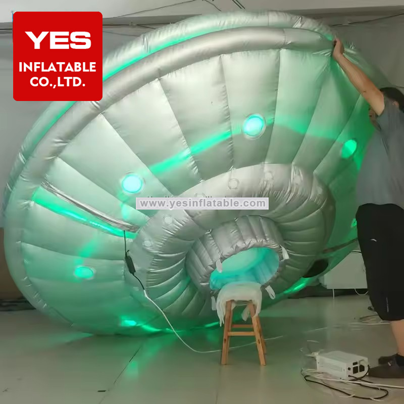 Led Lighting Giant Inflatable Ufo Model inflatable ovni