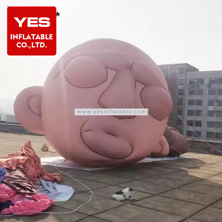 Custom Advertising Promote Art Gllery Outdoor Decoration Inflatable Sculpture Head