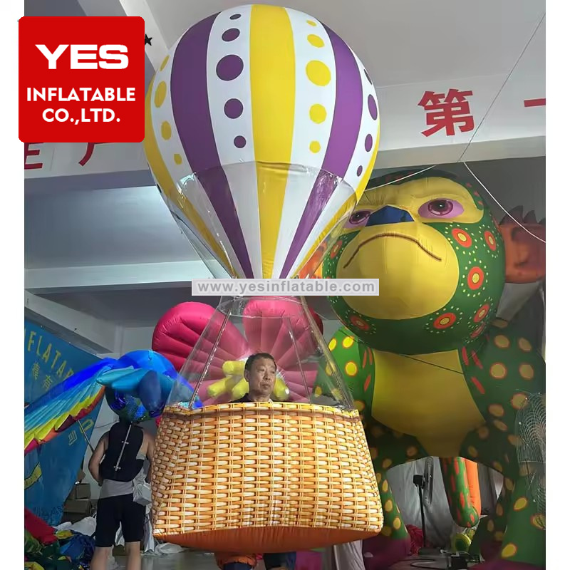 Event Advertising Inflatable Hot Air Balloon Costume Walking Inflatable Performance Costume Suit