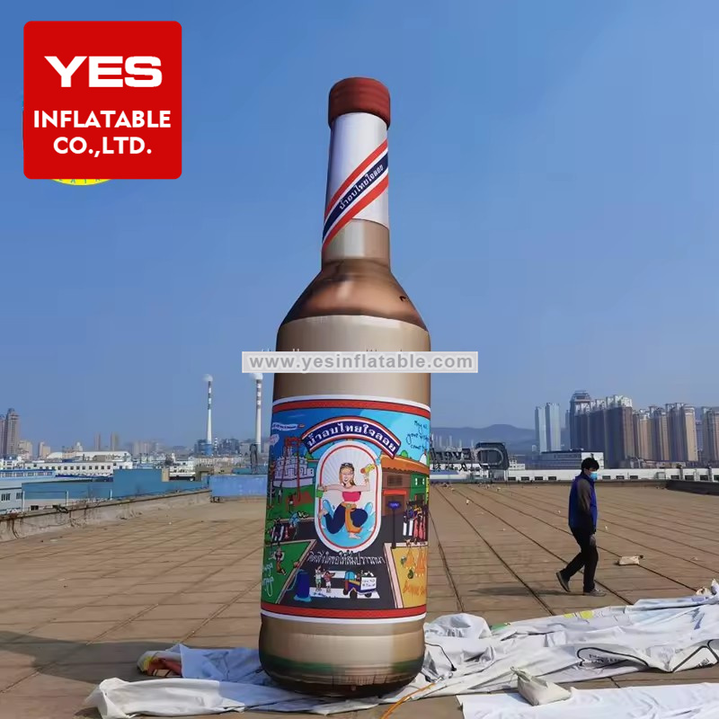 Advertising Promotion Custom Inflatable Drink Bottle Inflatable Wine Bottle