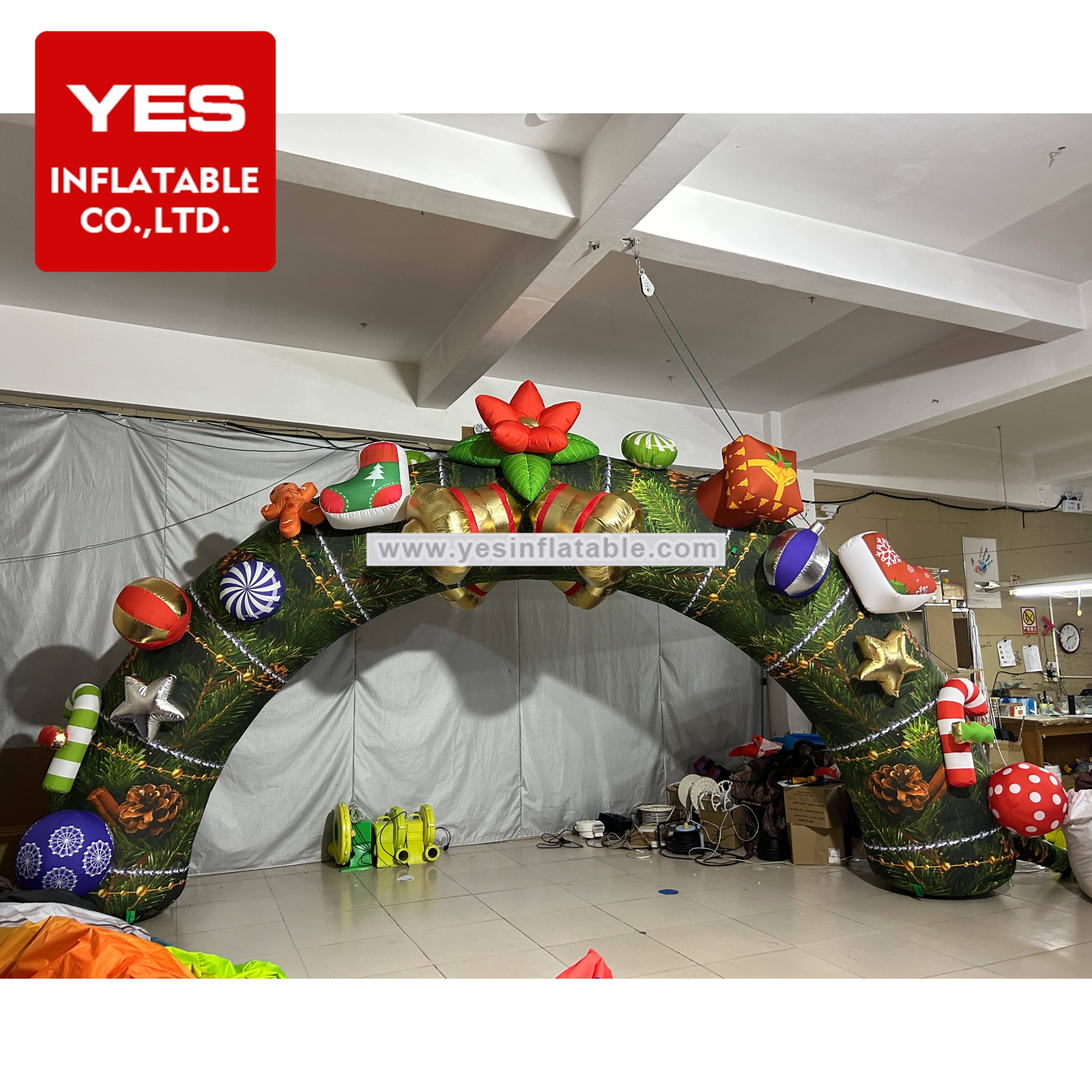 Best Popular Beautiful Inflatable Christmas Arch For Festival Decoration