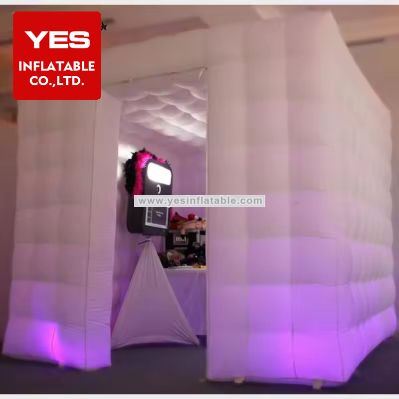 rentable lighted wedding backdrops inflatable photo booth for sale