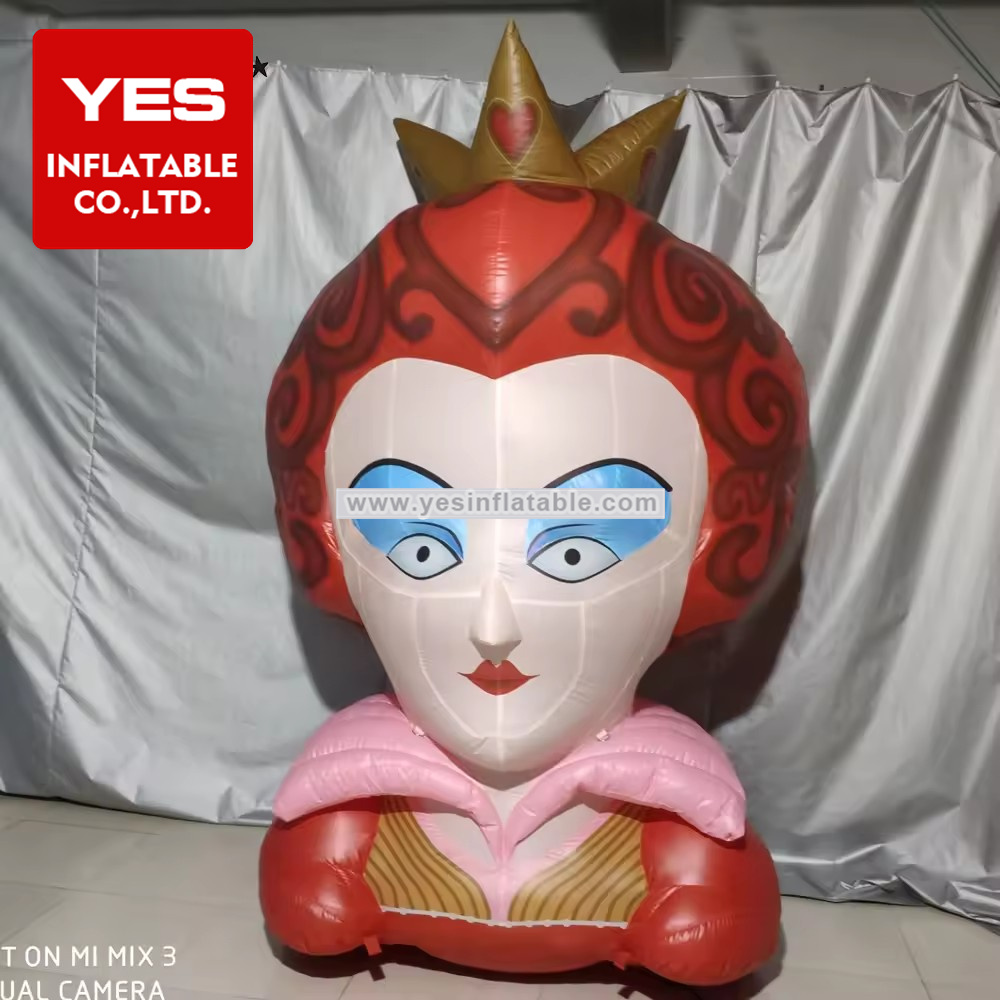 Custom Inflatable Cartoon Model Inflatable Cartoon Character Queen Inflatable Cartoon   Women