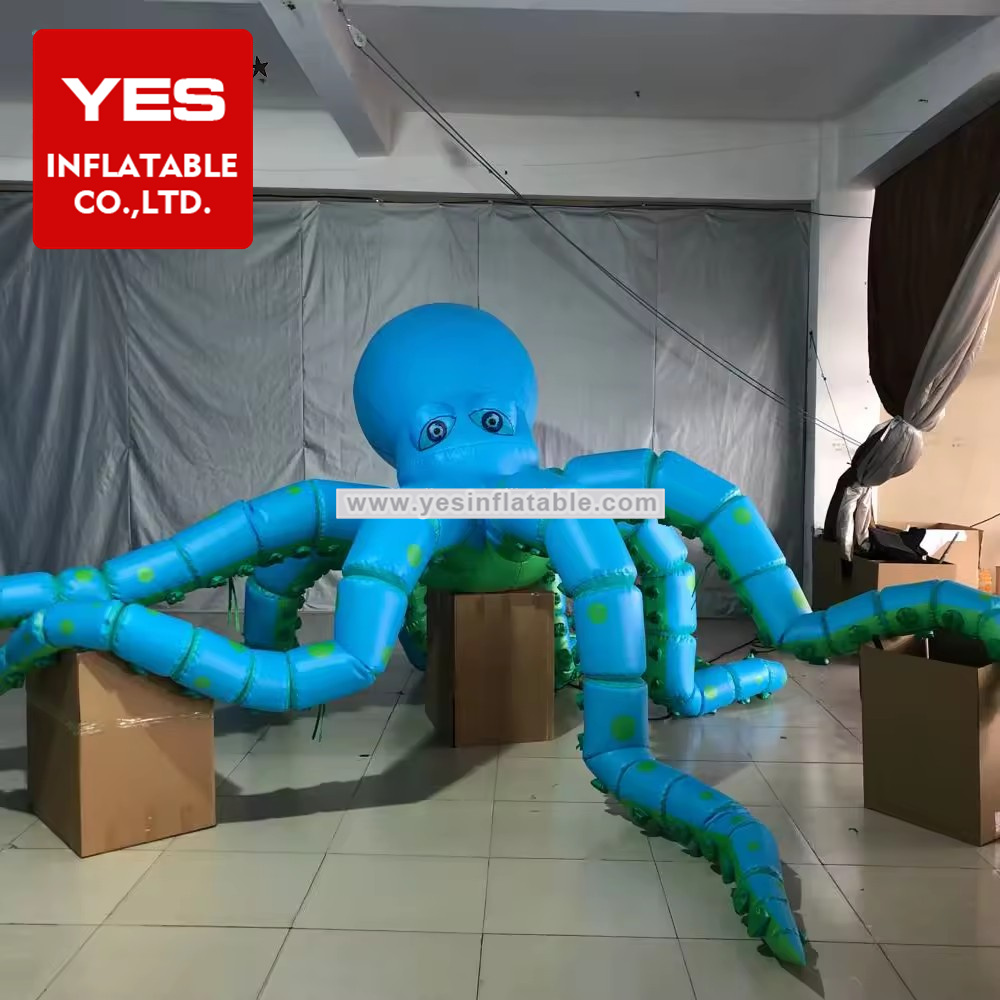 Cute Party Decoration Inflatable Sea Animal Model Inflatable Octopus