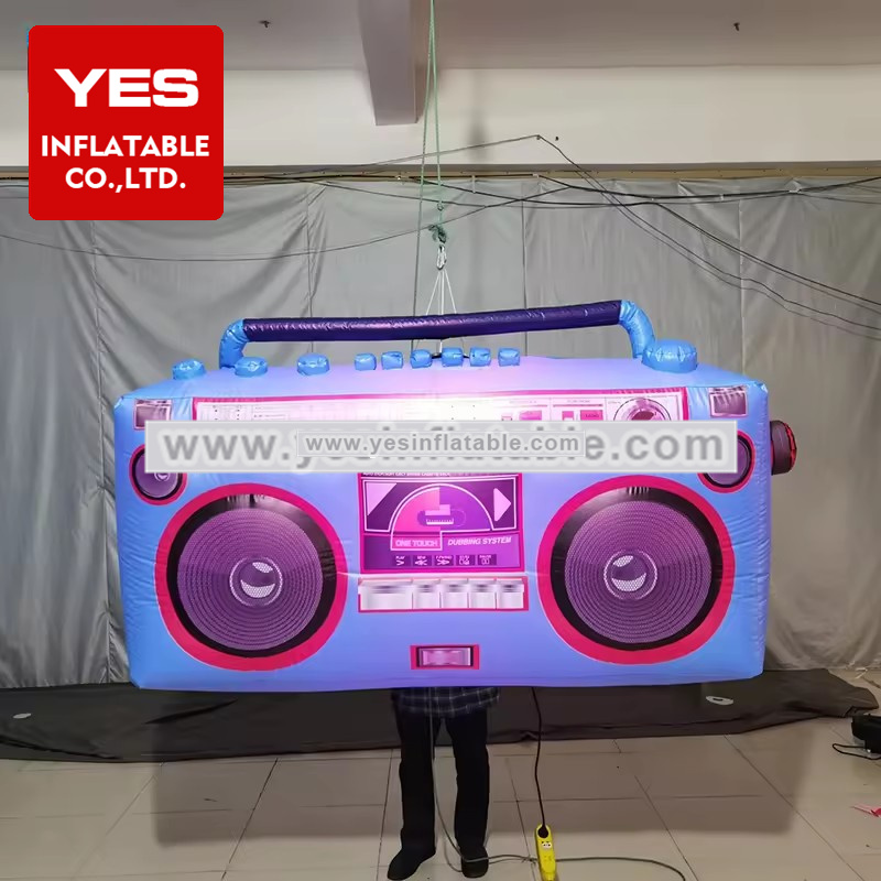 Customized Outdoor Giant inflatable radio model for promotion inflatable audio recorder   for advertising