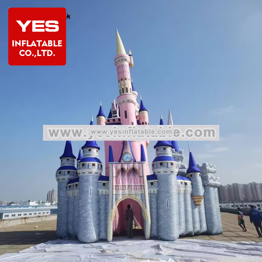 huge musical theatre air blow up castle inflatable house of the princesses