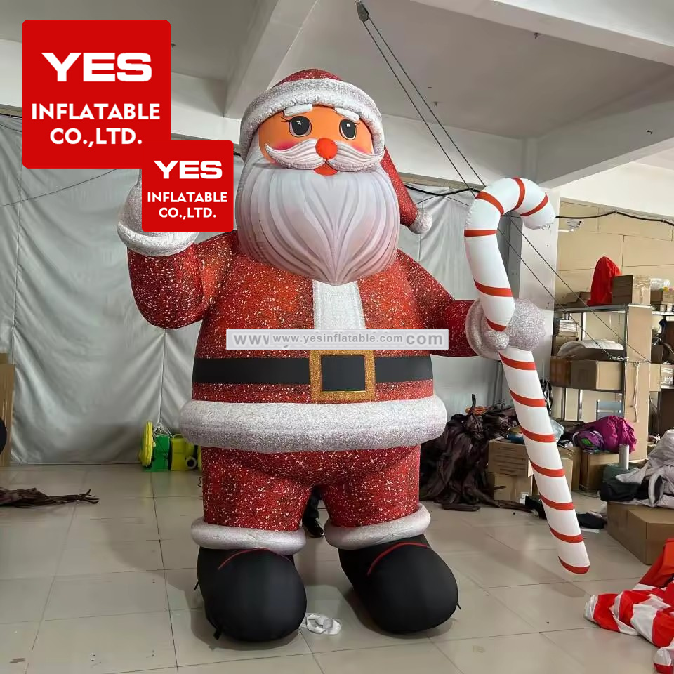 Airblown Giant inflatable christmas santa claus inflables gigantes navidad