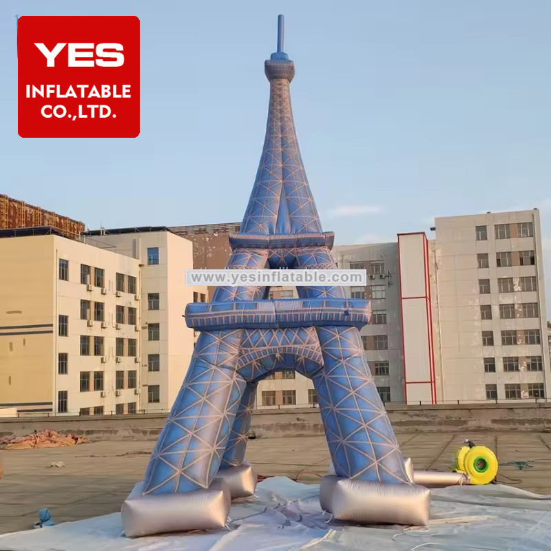 famous inflatable France Eiffel Tower inflatable led light tower for decoration