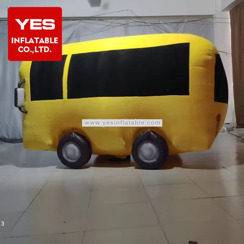 OEM children’s playground Inflatable decoration giant inflatable bus