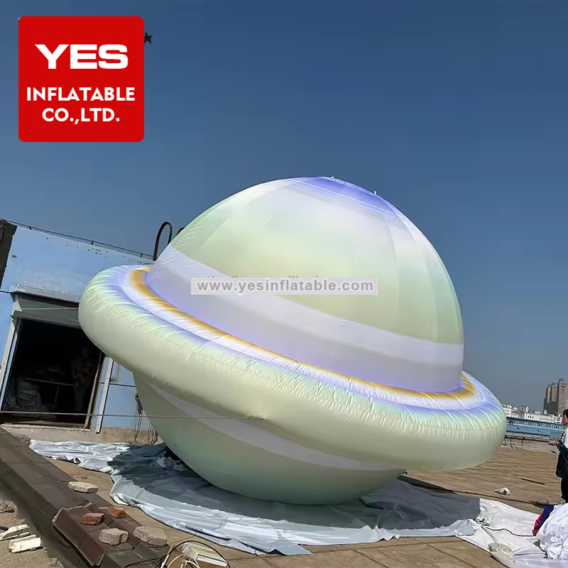 Hot Sale Giant Inflatable Vanity Planet PVC Material LED Inflatable Solar System Planets For Event