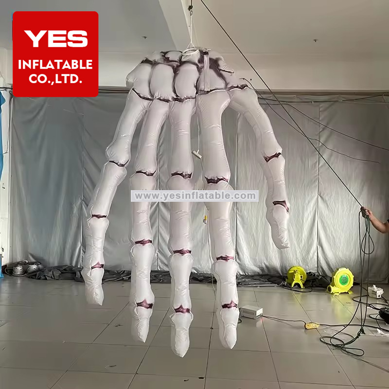 Customized Halloween Inflatable Fingers Inflatable Hands Inflatable Finger Skeleton