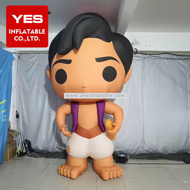 Long-Haired Inflatable Teenager Inflatable Cartoon Character Inflatable Figure Model