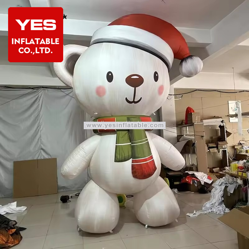 Christmas decoration giant polar bear navidad inflables gigantes oso