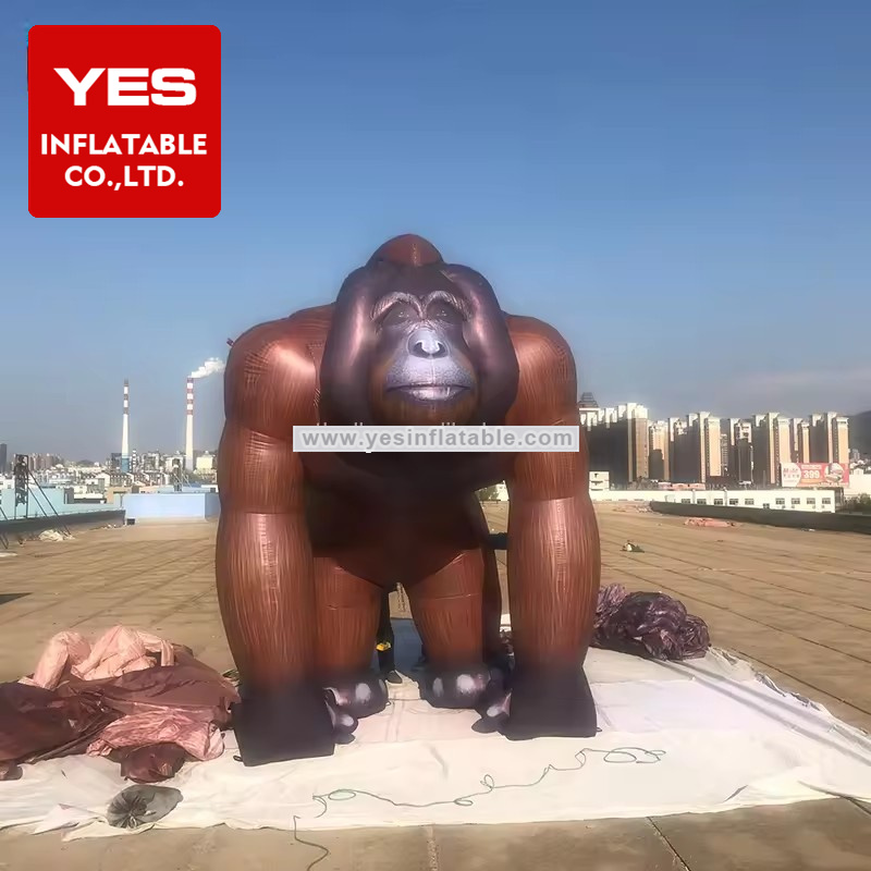 Giant Funny Inflatable Orangutan Inflatable Animal Model Inflatable Baboon For Sale