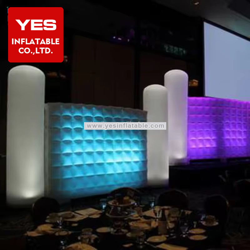 Outdoor display advertising lighted totems luminosos inflatable luminous totems